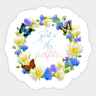 Great is Thy Faithfulness Sticker